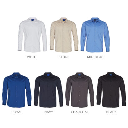 Men's Long Sleeve Teflon Business Shirt