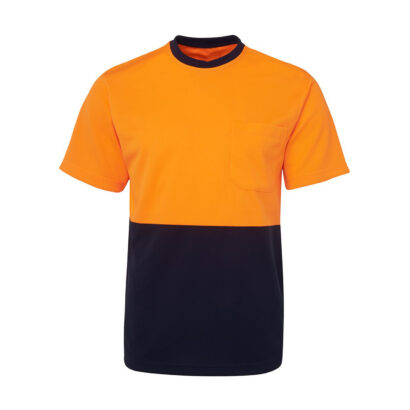 Hi Visibility Front Panel Contrast Tee