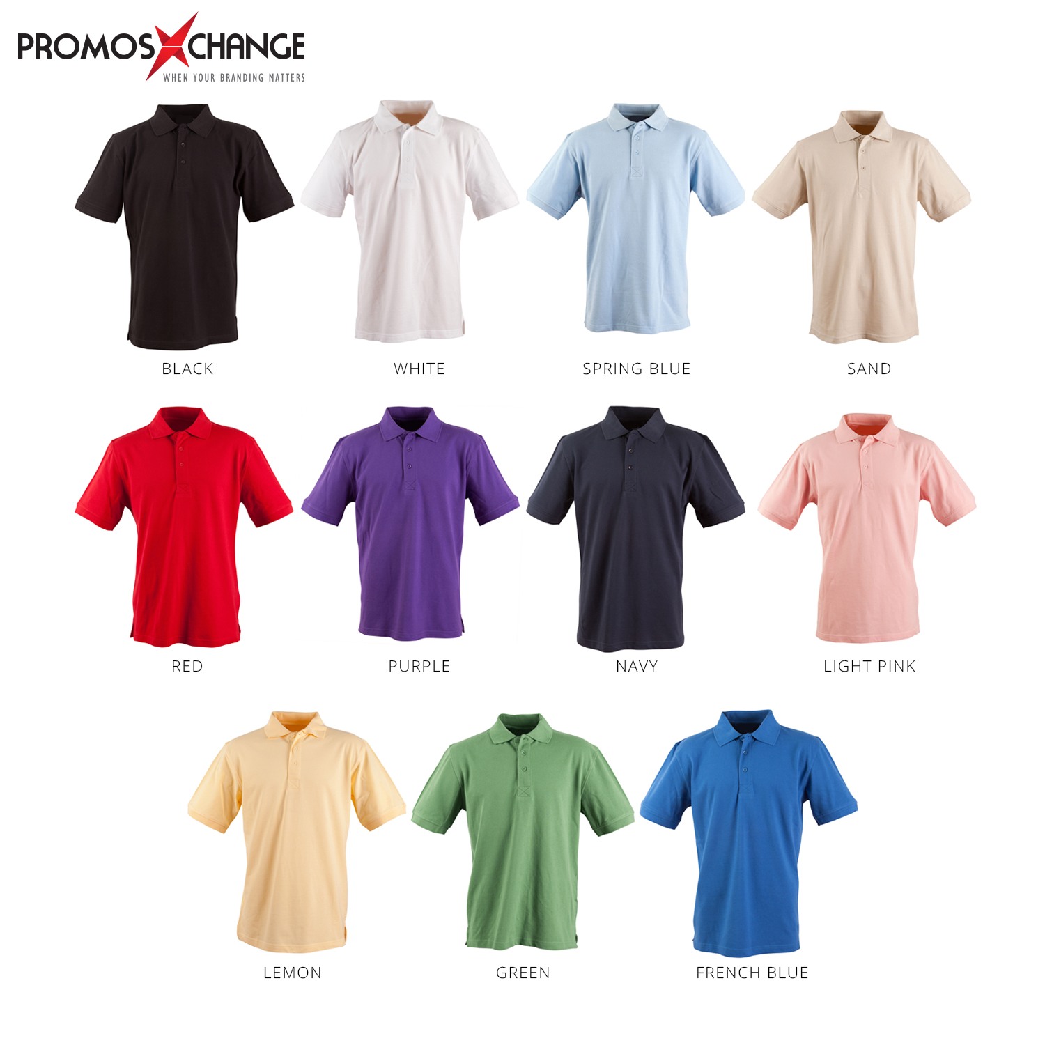 Men's Combed Cotton Polo Shirt