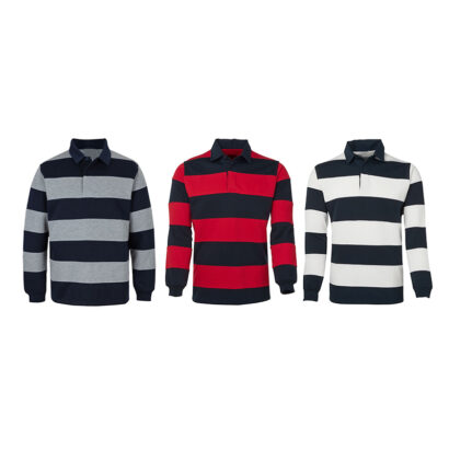 Unisex Striped Rugby Shirt