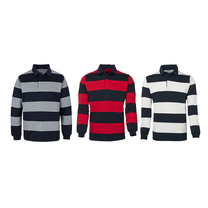 Unisex Striped Rugby Shirt