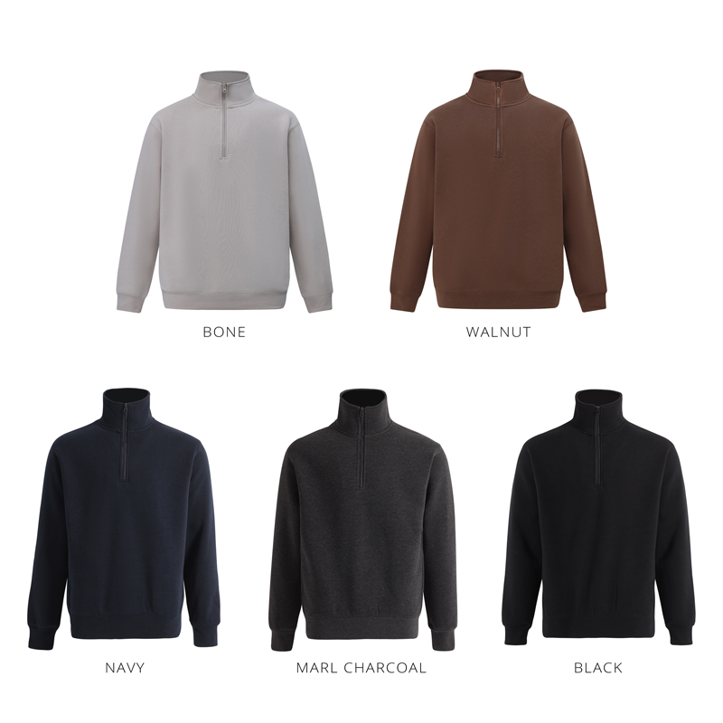 ½ Zip Fleecy Sweats - Adults - Image 2