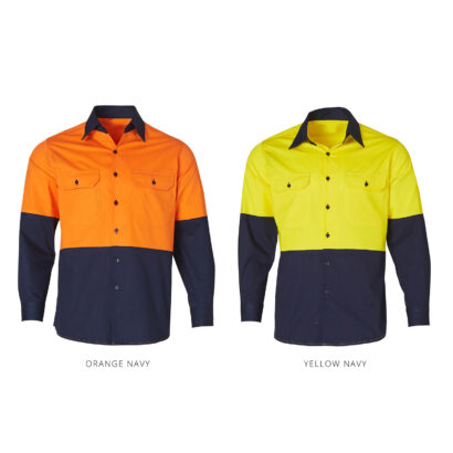 Cool-Breeze L/S Safety Work Shirt