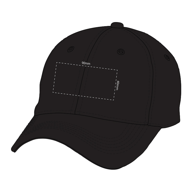 Cotton Twill Embroidered Cap - Image 2