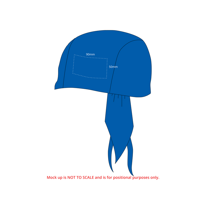 PolyCotton Embroidered Bandanna - Image 2
