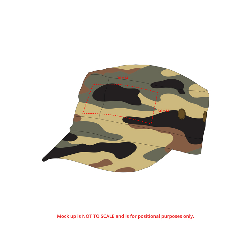 Twill Camo Military Custom Caps - Image 3