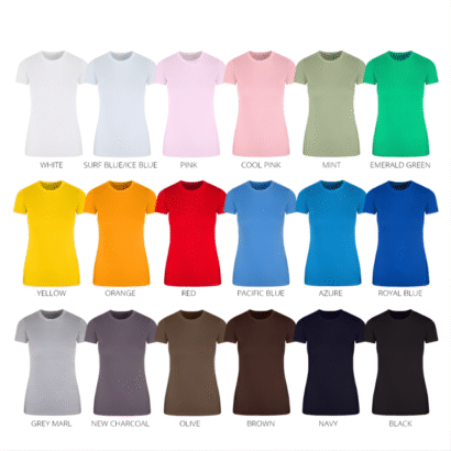 200g Ladies Slimfit Custom Tee