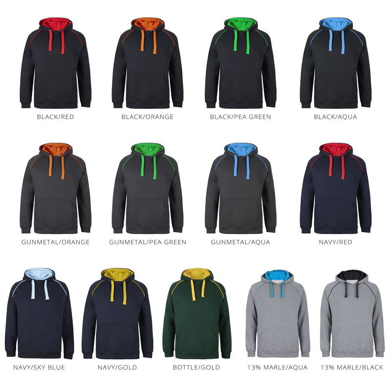 Cool Contrast Fleecy Hoodie - Kids and Adults