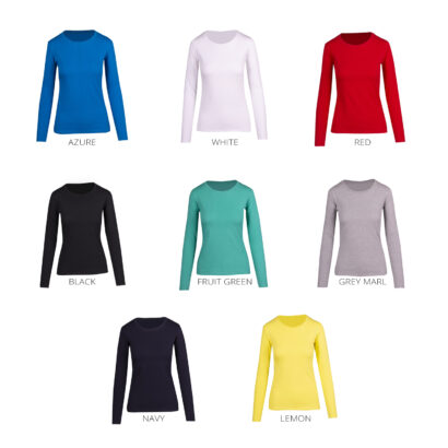Ladies L/S Branded Tshirt