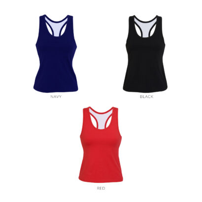 Ladies Self Brassiere Singlet Tee