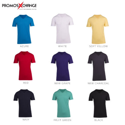 Cotton Wave V Neck Tee