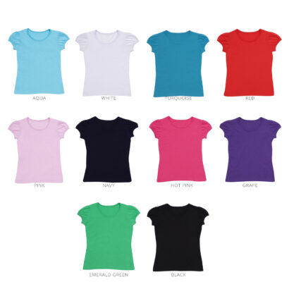 Babies & Girls Puff Sleeve Tee
