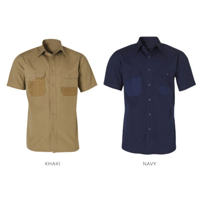 Men's Short Sleeve Canvas Work Shirt