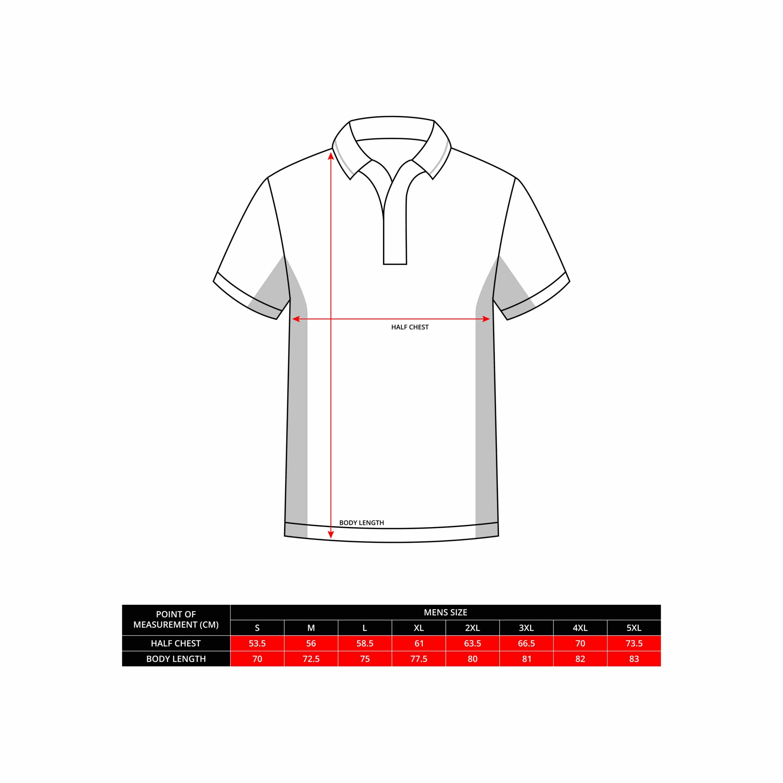 Mens Printed Duo Contrast Polo - Image 2
