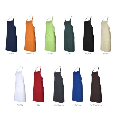 Adjustable Halter Bib Apron