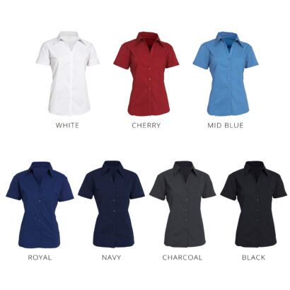 Ladies' Stretch Short Sleeve Shirt