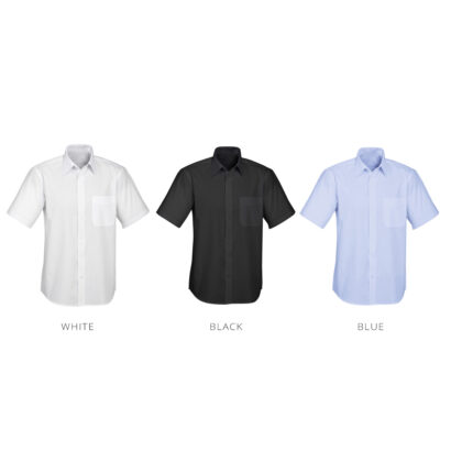 Men's Short Sleeve Poplin Basic Shirt