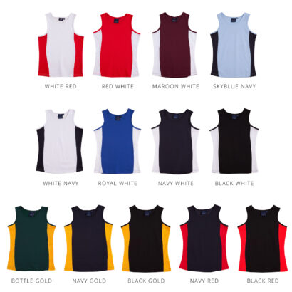 Ladies Truedry Contrast Singlet Tee