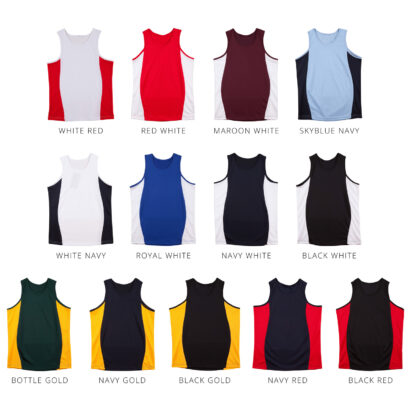 Kids TrueDry Singlet Coloured