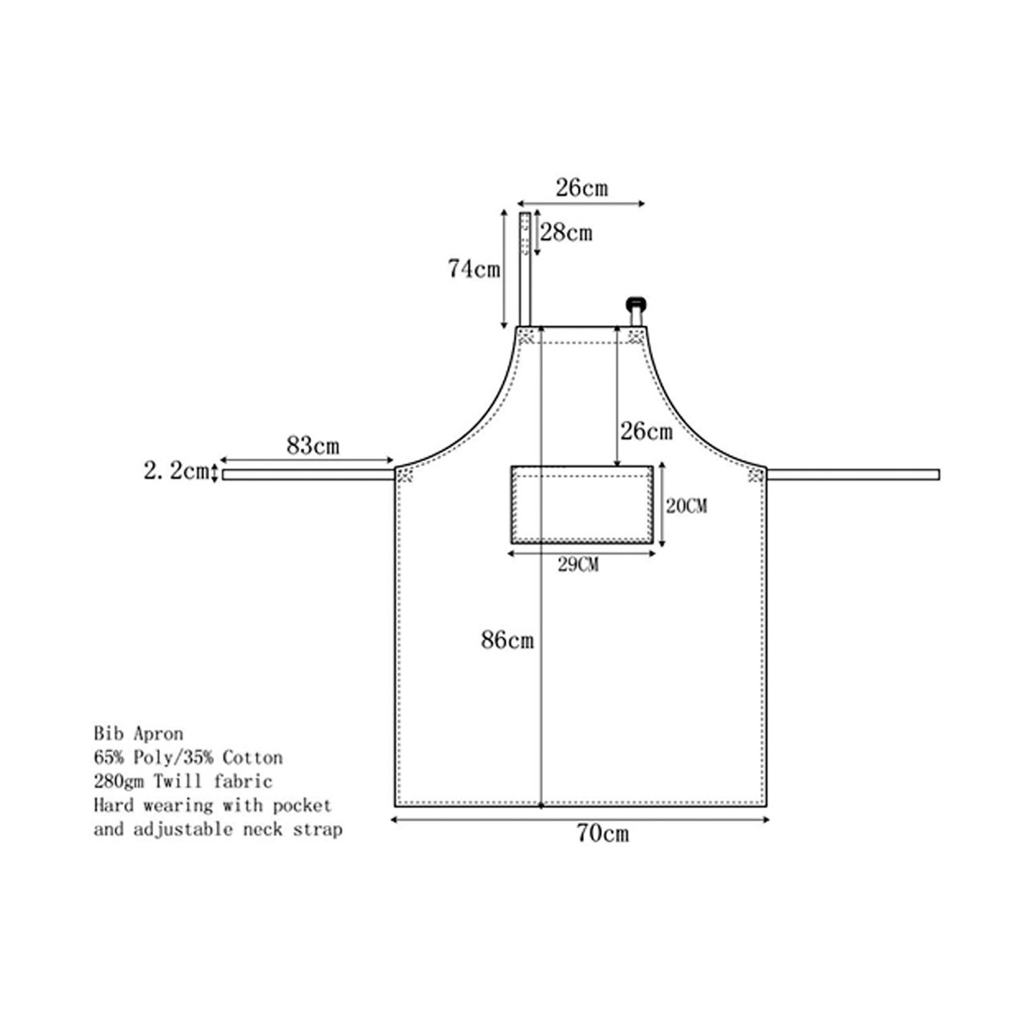 Bib Branded Apron - Image 2