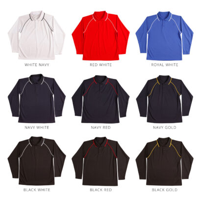 Contrast Colour CoolDry Long Sleeve for Men