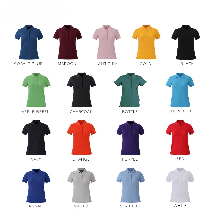 Ladies' Solid Colour Pique CoolDry Polo