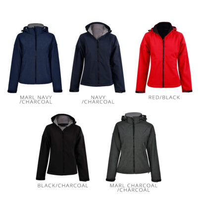 Promo Ladies Softshell Hooded Jacket