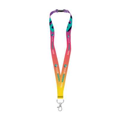 Customised Detail Sublimation Print Lanyard