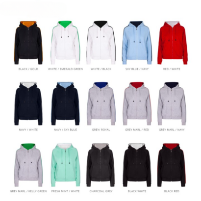 Junior Unbrushed Stripe Sleeve Promotional Hoodie