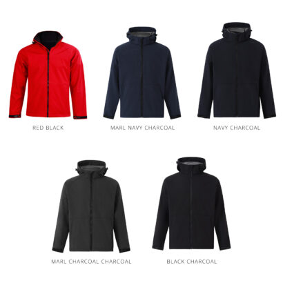 Branded Men’s Softshell Hooded Jacket