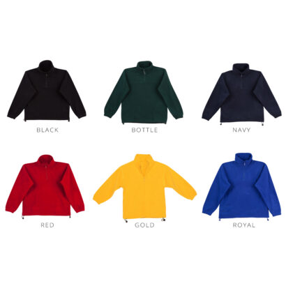 Kids’ Half Zip Polar Fleece Pullover