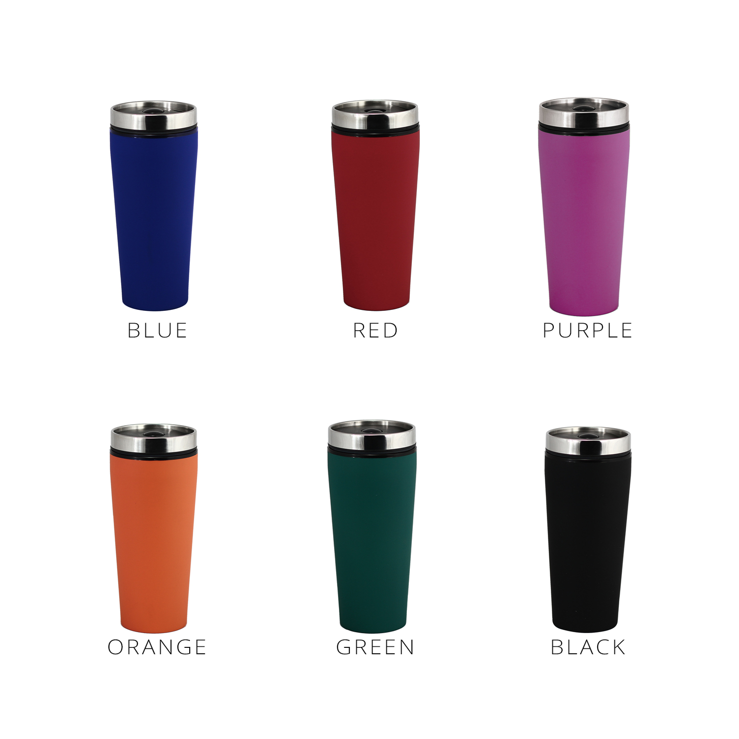 Rubber Finish Stainless Steel Mug