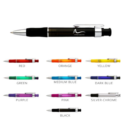 CrystalMark Translucent Grip Pens