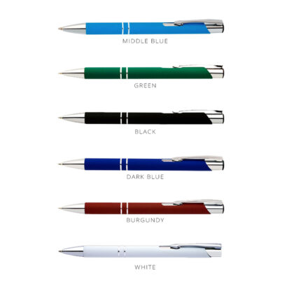 Rubberised Soft Touch Metal Pen