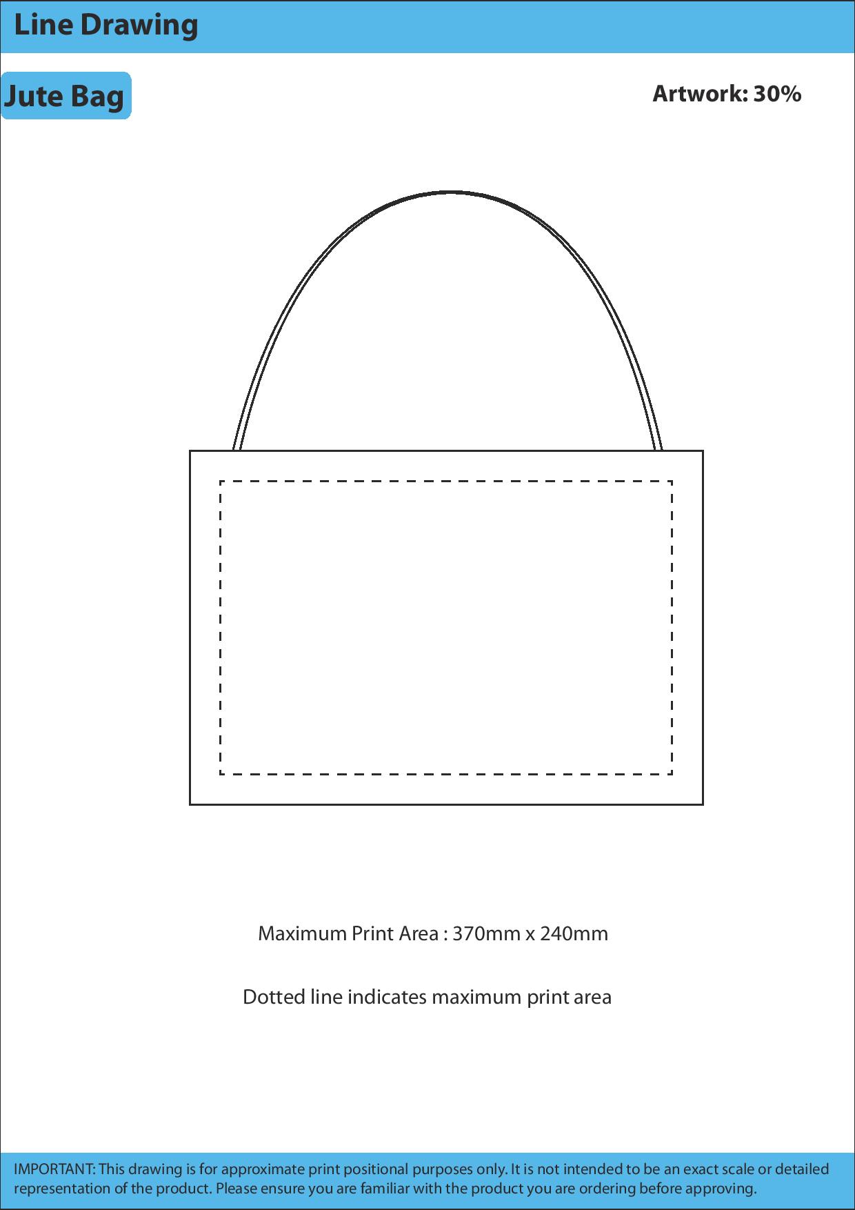 Biodegradable Cord Handle Shopper Bag - Large Min 100 - Image 2