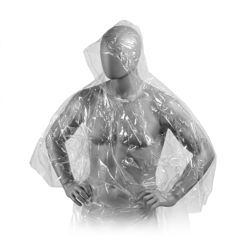 Clear Emergency Rain Coat - Image 3