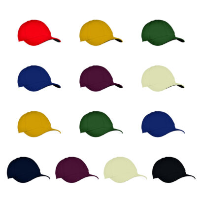 Brushed Cotton Contrast Caps