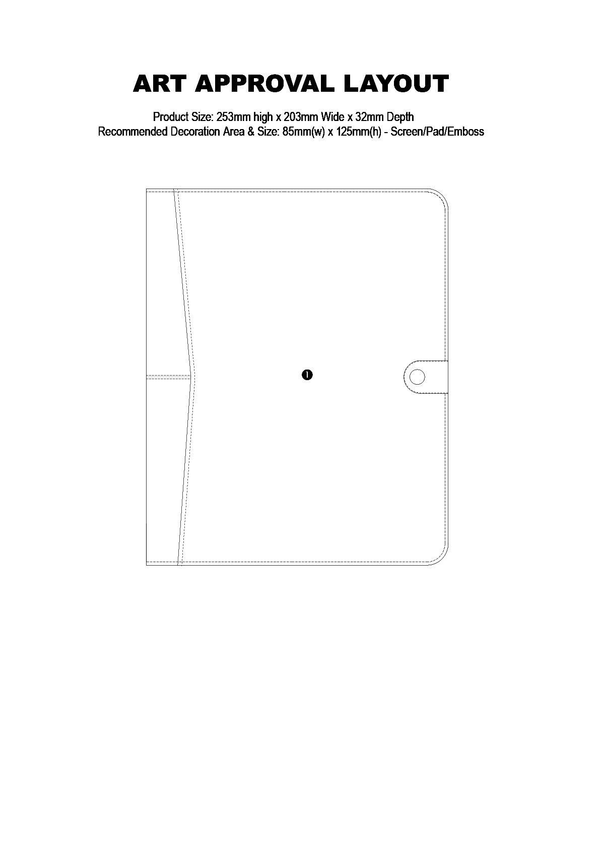 Technote JournalBook with Snap Closure - Image 2