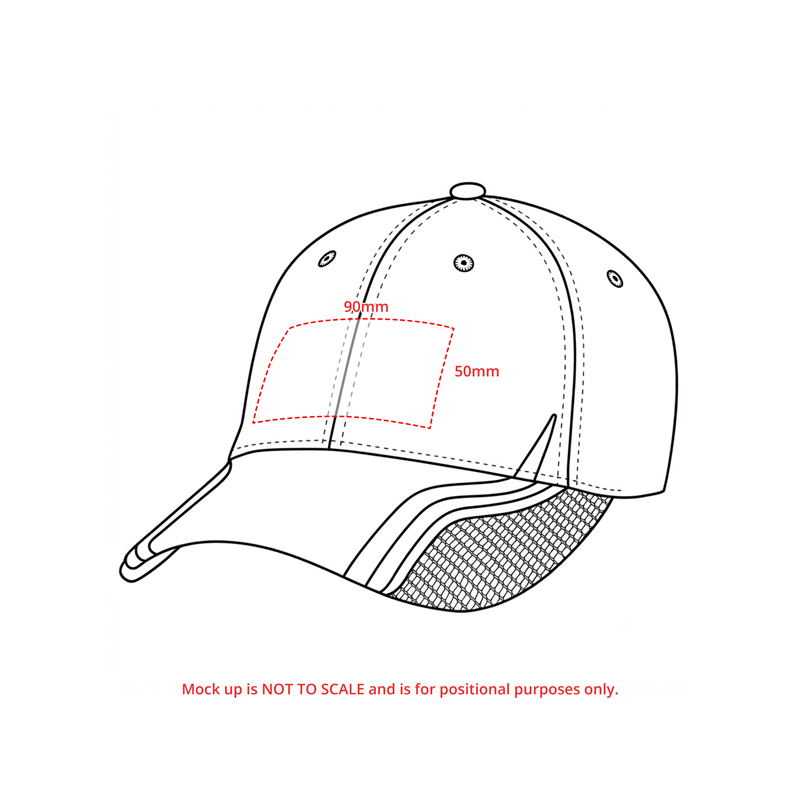 Mesh Accent Cotton Cap - Image 2