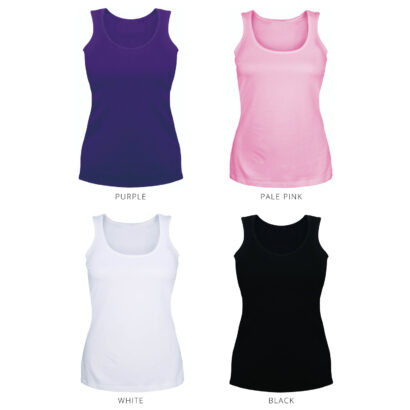 Ladies Cotton-Spandex Singlets