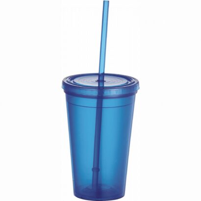 FrostSip 470ml Reusable Tumbler with Straw