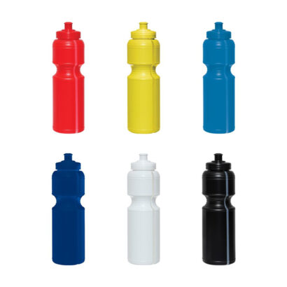 Sports Bottle with Screwtop Lid and Clear Strip - 750ml