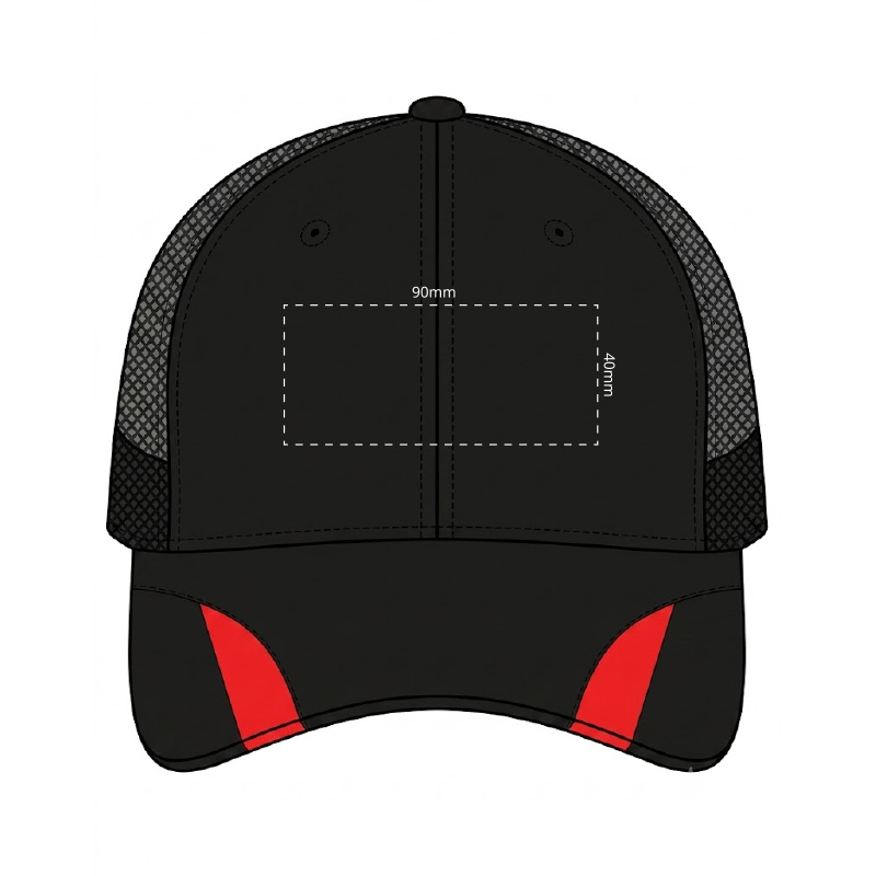 Cotton Twill Mesh Closure Caps - Image 2