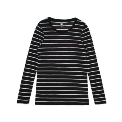 Woman's Fine Stripe L/S Tee