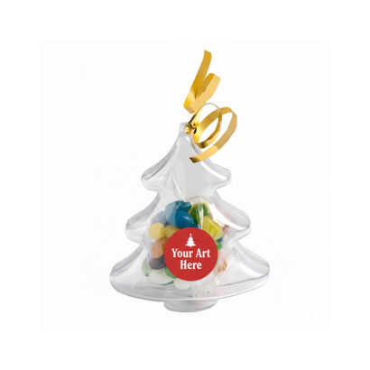 Festive Acrylic Tree with Mini Jelly Beans (50g)