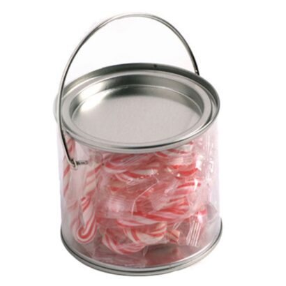 Christmas Candy Cane Gift Bucket - 20 Pack