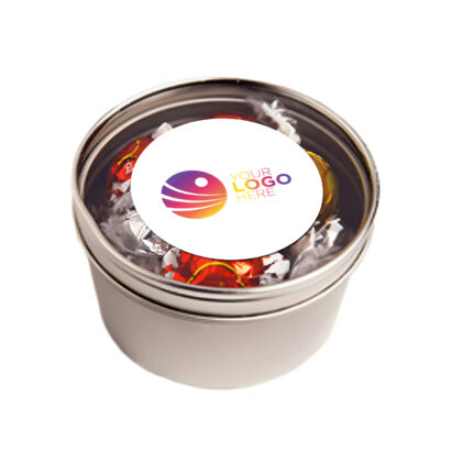 Lindt Truffle Chocolate Balls - Mini Clear Lid Tin 5pk