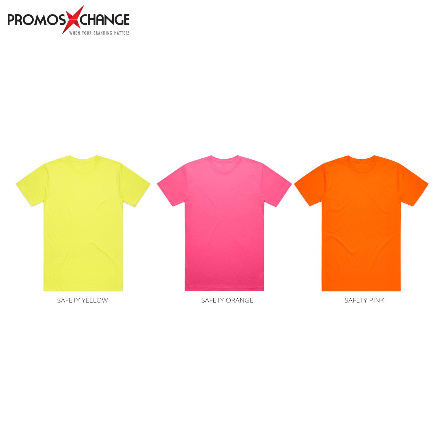 Mens Block Tee (Safety Colours)