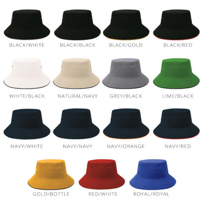 Classic Brim Bucket Hats