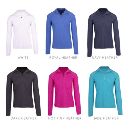 Half Zip Mock Neck Activewear Men